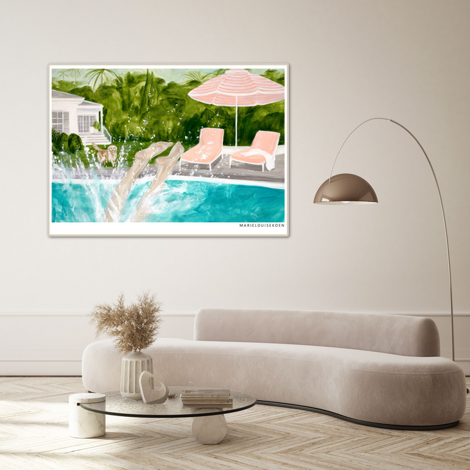 Pool Splash Landscape