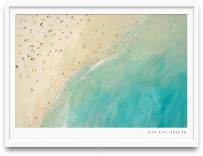 Beach Umbrellas Landscape