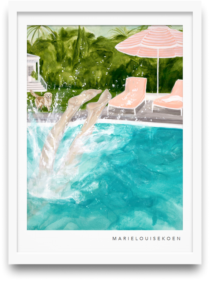 Pool Splash Portrait